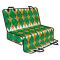 Irish Themed Argyle Pattern Print Pet Car Back Seat Cover