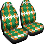Irish Themed Argyle Pattern Print Universal Fit Car Seat Covers