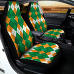Irish Themed Argyle Pattern Print Universal Fit Car Seat Covers
