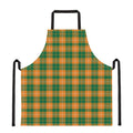 Irish Themed Plaid Pattern Print Apron