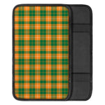 Irish Themed Plaid Pattern Print Car Center Console Cover