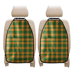 Irish Themed Plaid Pattern Print Car Seat Organizers