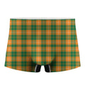 Irish Themed Plaid Pattern Print Men's Boxer Briefs