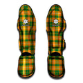 Irish Themed Plaid Pattern Print Muay Thai Shin Guards