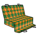 Irish Themed Plaid Pattern Print Pet Car Back Seat Cover