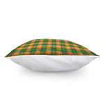 Irish Themed Plaid Pattern Print Pillow Cover
