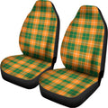 Irish Themed Plaid Pattern Print Universal Fit Car Seat Covers