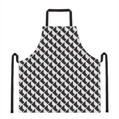 Isometric Geometric Pattern Print Apron