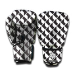 Isometric Geometric Pattern Print Boxing Gloves