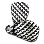 Isometric Geometric Pattern Print Boxing Gloves