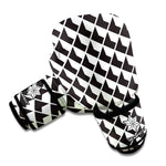 Isometric Geometric Pattern Print Boxing Gloves