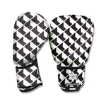 Isometric Geometric Pattern Print Boxing Gloves