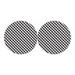 Isometric Geometric Pattern Print Car Coasters