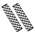 Isometric Geometric Pattern Print Car Seat Belt Covers