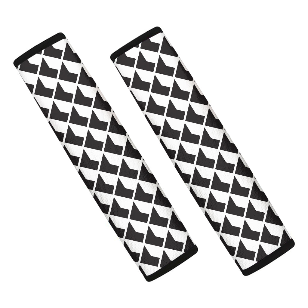 Isometric Geometric Pattern Print Car Seat Belt Covers
