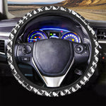 Isometric Geometric Pattern Print Car Steering Wheel Cover
