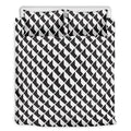 Isometric Geometric Pattern Print Duvet Cover Bedding Set