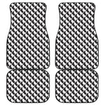Isometric Geometric Pattern Print Front and Back Car Floor Mats