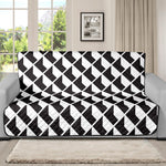 Isometric Geometric Pattern Print Futon Protector