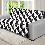 Isometric Geometric Pattern Print Futon Protector