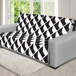 Isometric Geometric Pattern Print Futon Protector