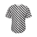 Isometric Geometric Pattern Print Men's Baseball Jersey