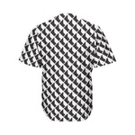 Isometric Geometric Pattern Print Men's Baseball Jersey