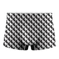 Isometric Geometric Pattern Print Men's Boxer Briefs