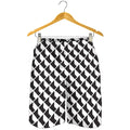 Isometric Geometric Pattern Print Men's Shorts
