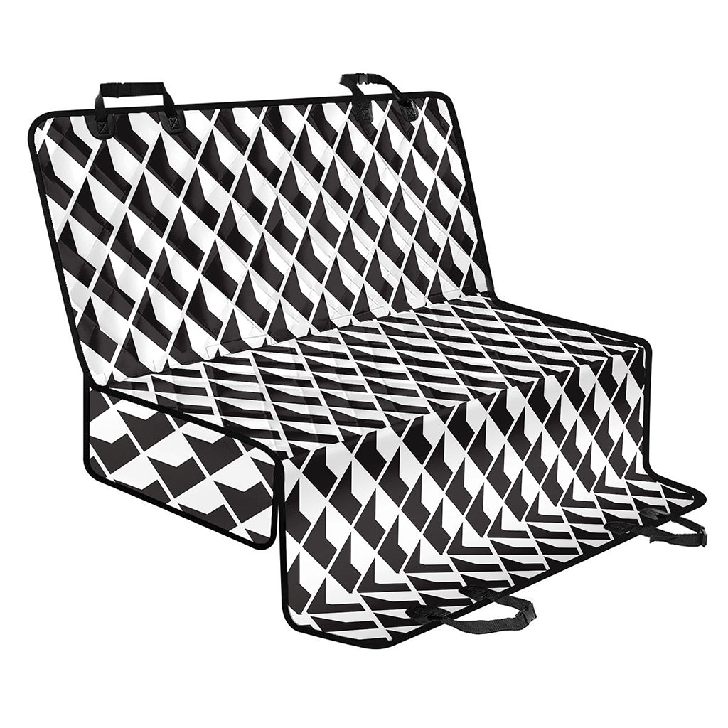 Isometric Geometric Pattern Print Pet Car Back Seat Cover