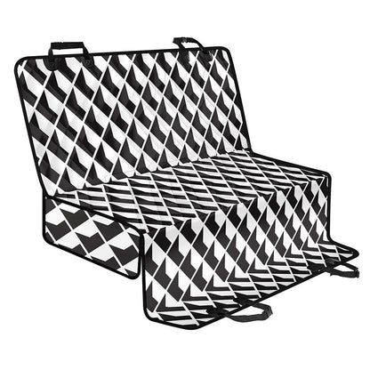 Isometric Geometric Pattern Print Pet Car Back Seat Cover