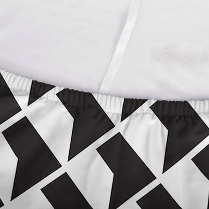 Isometric Geometric Pattern Print Sofa Cover