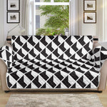 Isometric Geometric Pattern Print Sofa Protector