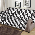 Isometric Geometric Pattern Print Sofa Protector