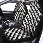 Isometric Geometric Pattern Print Universal Fit Car Seat Covers