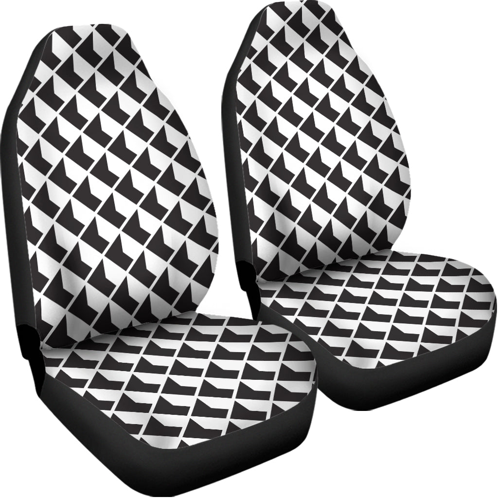 Isometric Geometric Pattern Print Universal Fit Car Seat Covers