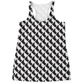 Isometric Geometric Pattern Print Women's Racerback Tank Top