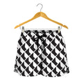 Isometric Geometric Pattern Print Women's Shorts