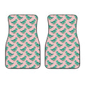 Isometric Tyrannosaurus Pattern Print Front Car Floor Mats