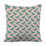Isometric Tyrannosaurus Pattern Print Pillow Cover