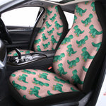 Isometric Tyrannosaurus Pattern Print Universal Fit Car Seat Covers