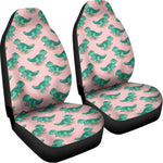 Isometric Tyrannosaurus Pattern Print Universal Fit Car Seat Covers
