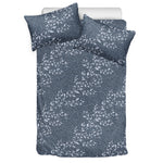 Ivy Flower Denim Jeans Pattern Print Duvet Cover Bedding Set