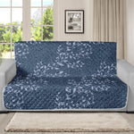 Ivy Flower Denim Jeans Pattern Print Futon Protector