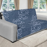 Ivy Flower Denim Jeans Pattern Print Futon Protector