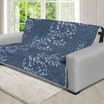 Ivy Flower Denim Jeans Pattern Print Futon Protector