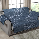 Ivy Flower Denim Jeans Pattern Print Loveseat Protector