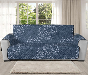 Ivy Flower Denim Jeans Pattern Print Oversized Sofa Protector