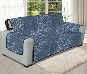 Ivy Flower Denim Jeans Pattern Print Oversized Sofa Protector