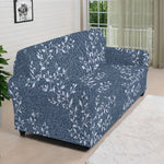 Ivy Flower Denim Jeans Pattern Print Sofa Cover
